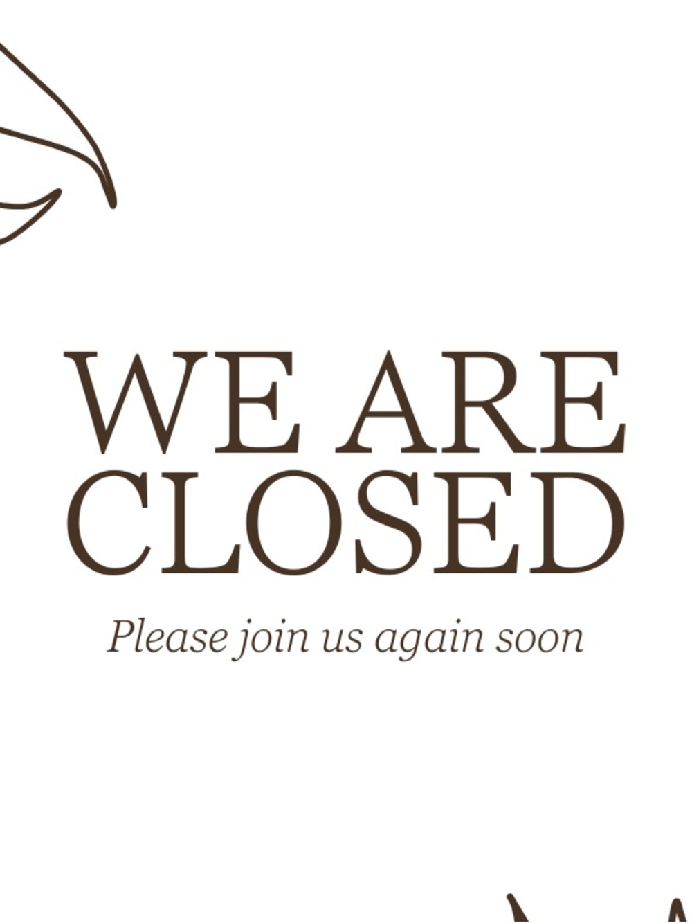 CLOSET IS CLOSED
